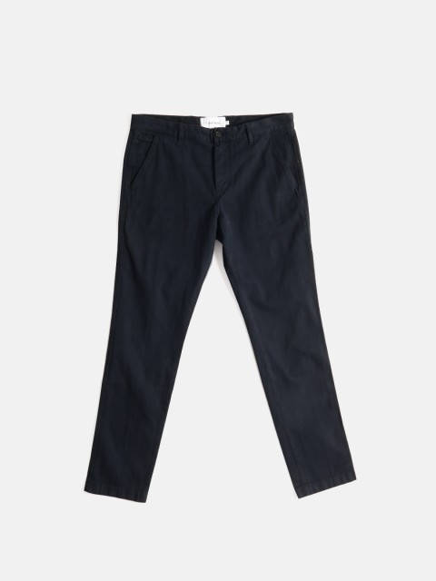 

Calvin Klein Jeans Men Navy Blue Straight Fit Regular Trousers