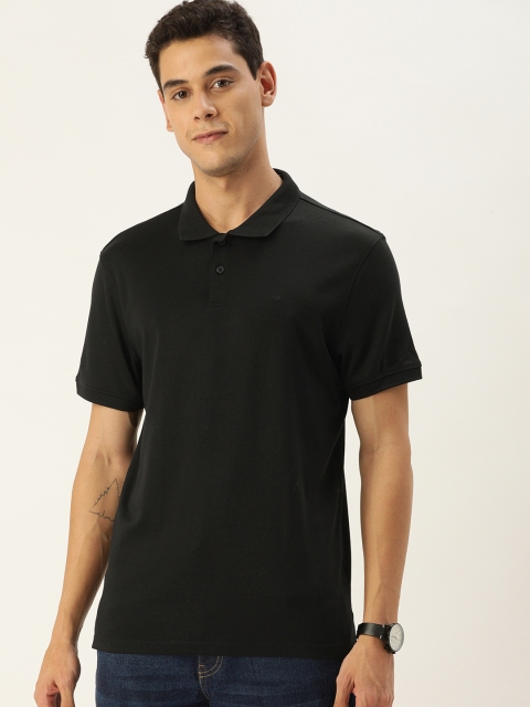 

Calvin Klein Jeans Men Black Polo Collar T-shirt