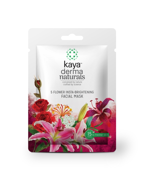 

Kaya Skin Clinic Unisex 5 Flower Insta-Brightening Facial Mask 20 g, White