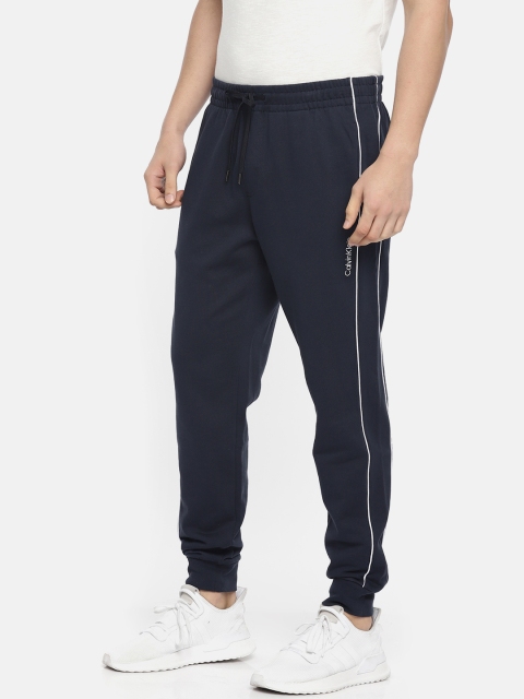 

Calvin Klein Jeans Men Navy Blue Solid Joggers