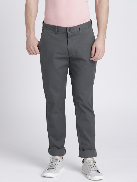 

GAP Men Charcoal Grey Slim Fit Chinos with GapFlex