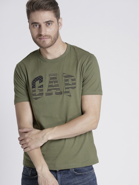 

GAP Men Short Sleeve T-Shirt, Olive