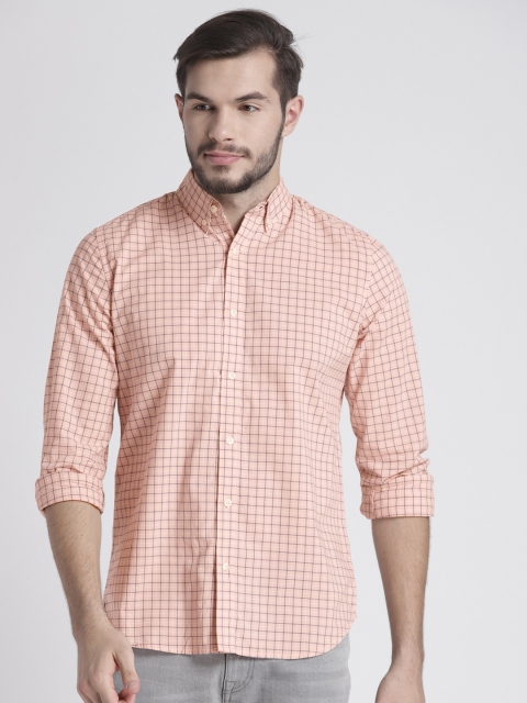 

GAP Men's Pink Oxford Shirt In Stretch