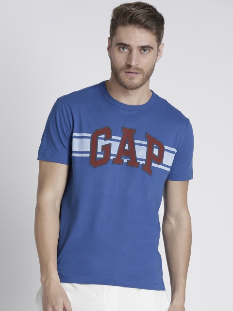 

GAP Men Logo Round Neck T-shirt, Blue
