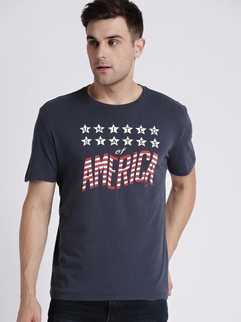 

GAP Men Graphic Short Sleeve Crewneck T-shirt, Navy blue