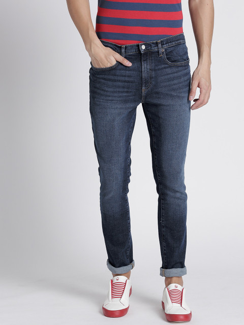 

GAP Men Jeans In Skinny Fit With Gapflex, Navy blue