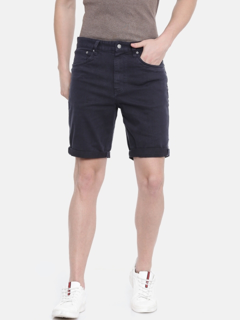

Calvin Klein Jeans Men Navy Solid Slim Fit Denim Shorts, Navy blue