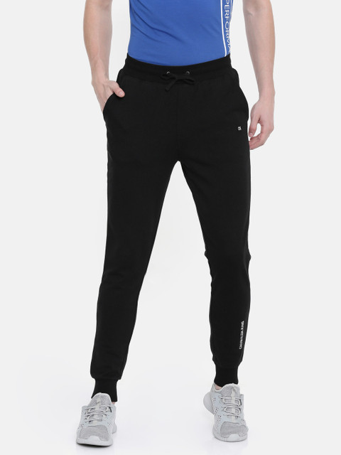 

Calvin Klein Jeans Men Black Slim Fit Solid Joggers