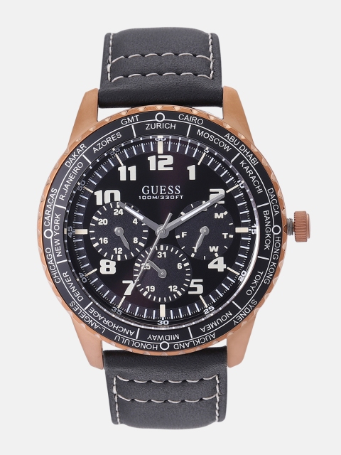 

GUESS Men Black Analogue Watch W1170G2_OR