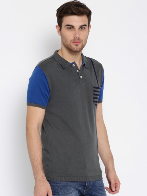 

HARVARD Charcoal Grey Polo T-shirt