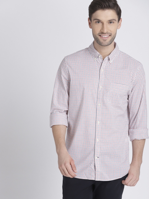 

GAP Men's Lived-In Stretch Poplin Shirt, White
