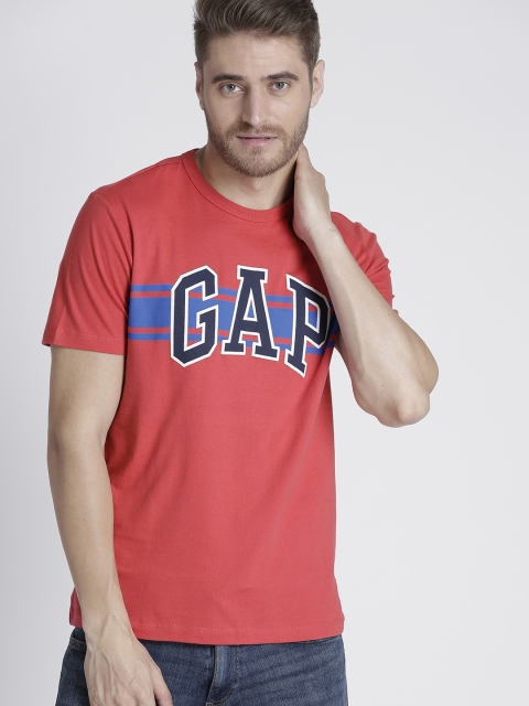 

GAP Men's Logo Crewneck T-shirt, Red