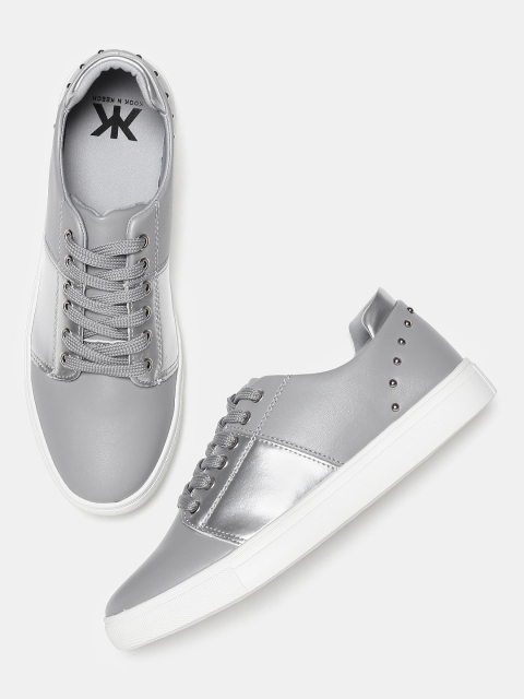 

Kook N Keech Women Grey Sneakers