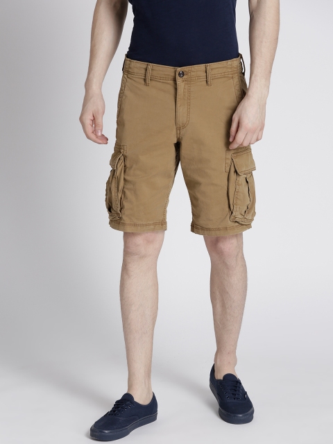 

GAP Men's Brown 11" Twill Cargo Shorts with GapFlex