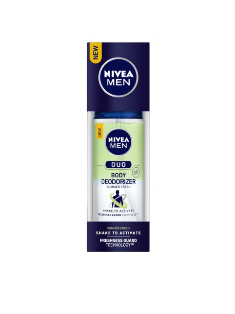 

Nivea Men Summer Fresh Gas Free Duo Body Deodorizer 100 ml, Navy blue