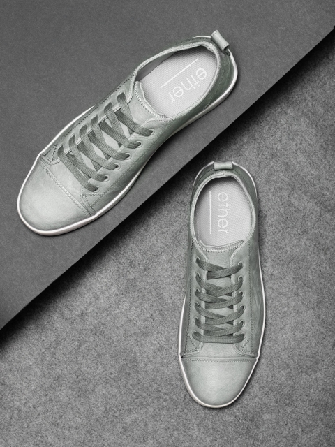 

ether Men Grey Sneakers