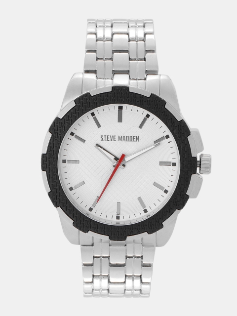 

Steve Madden Men Off-White Textured Analogue Watch SMW191