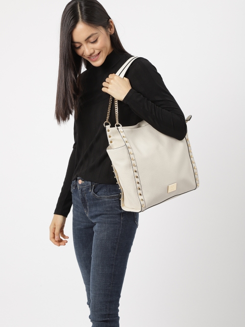 

Allen Solly White Textured Shoulder Bag