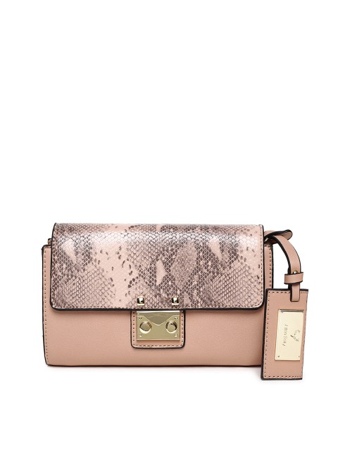 

Allen Solly Women Beige textured Sling Bag