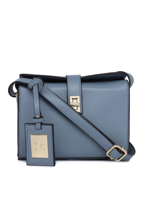 

Allen Solly Blue Solid Sling Bag