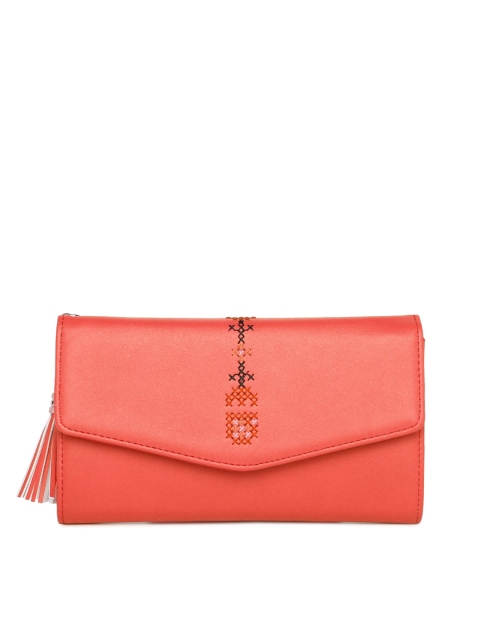 

Allen Solly Women Pink Solid Two Fold Wallet