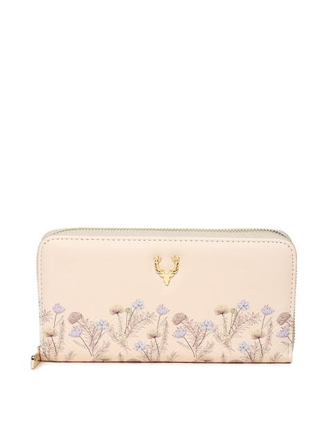 

Allen Solly Women Beige Printed Zip Around Wallet