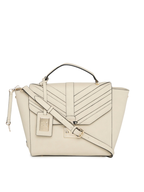 

Allen Solly Cream-Coloured Solid Satchel