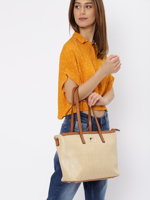 

Allen Solly Beige Solid Shoulder Bag