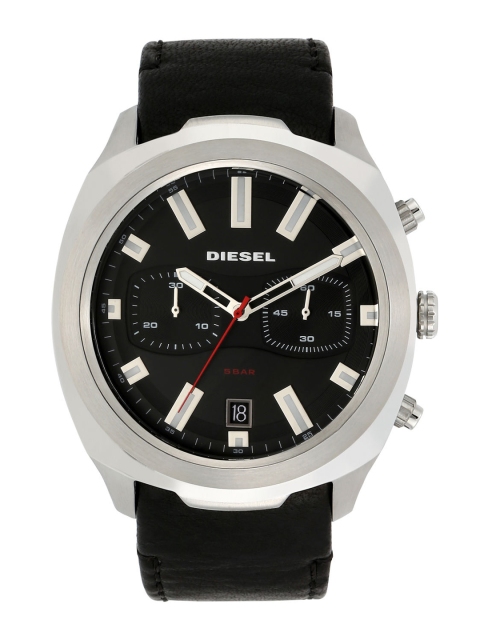 

DIESEL Men Black & Silver-Toned Analogue Watch DZ4499