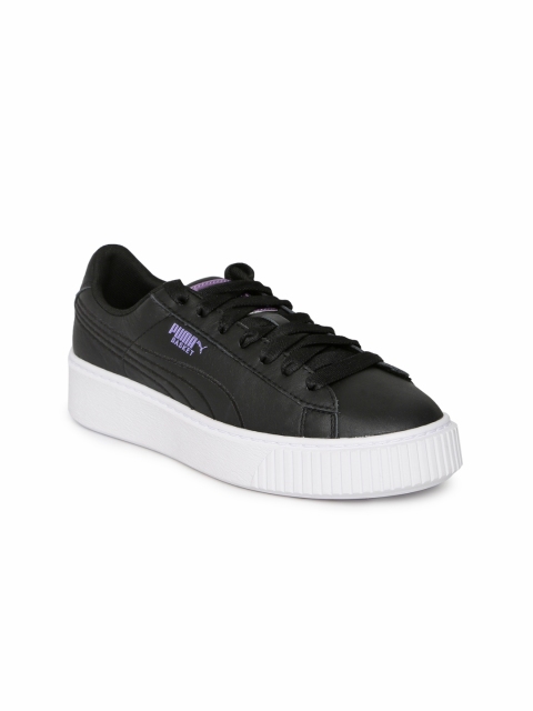 

Puma Women Blue Platform Twilight Leather Sneakers