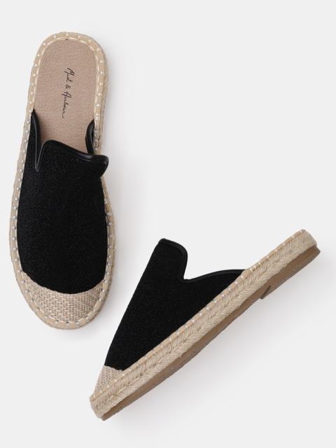 

Mast & Harbour Women Black Espadrilles