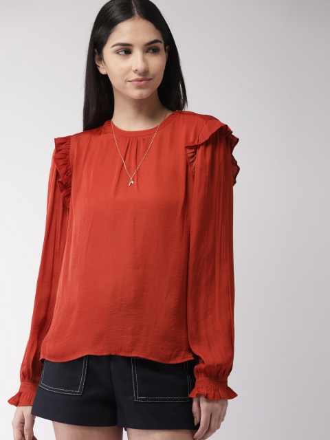 

Scotch & Soda Women Brown Solid Top