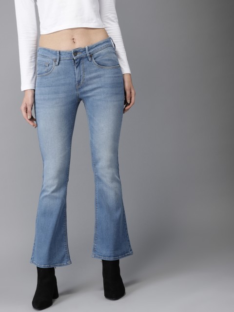 

Moda Rapido Women Blue Bootcut Mid-Rise Clean Look Stretchable Jeans