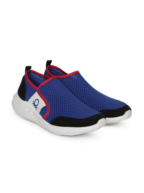 

United Colors of Benetton Men Blue Slip-On Sneakers