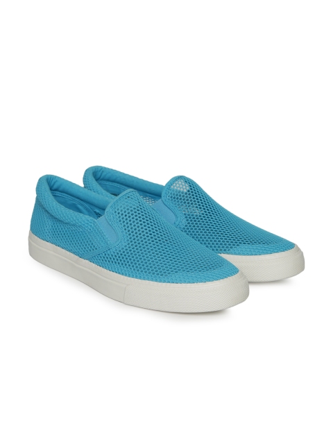 

United Colors of Benetton Men Blue Slip-On Sneakers