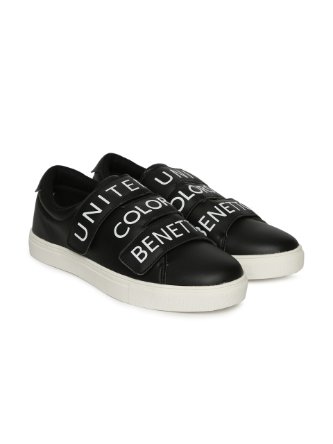 

United Colors of Benetton Men Black Sneakers