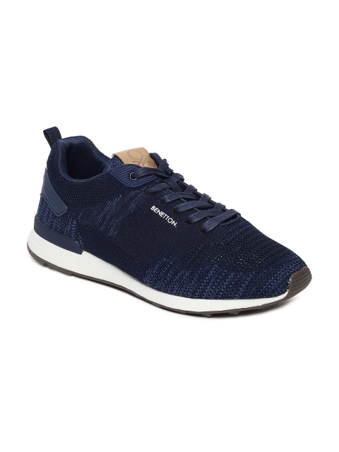 

United Colors of Benetton Men Navy Blue Sneakers