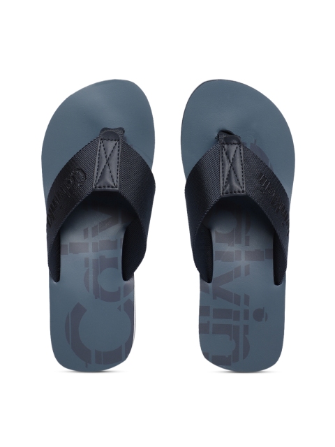 

Calvin Klein Men Navy Blue Solid Thong Flip-Flops