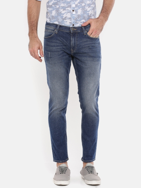 

Lee Men Blue Skinny Fit Low-Rise Low Distress Stretchable Jeans