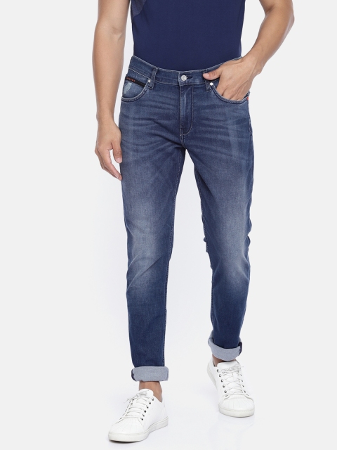 

Lee Men Blue Bruce Skinny Fit Mid-Rise Clean Look Stretchable Jeans