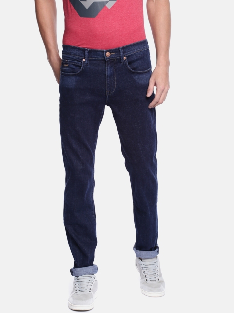 

Lee Men Blue Travis Slim Narrow Fit Mid-Rise Clean Look Stretchable Jeans