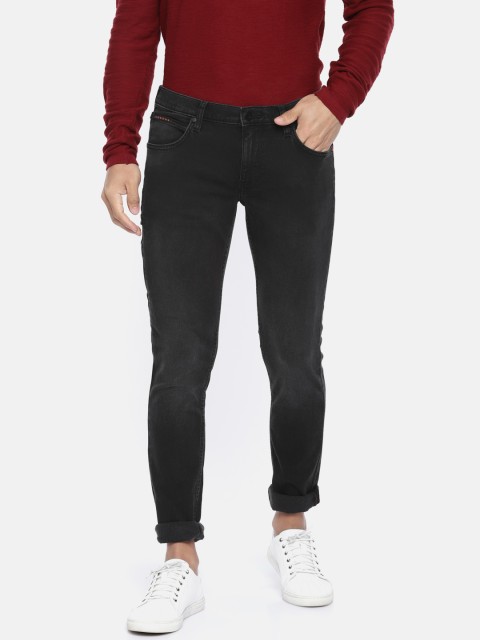 

Lee Men Black Bruce Skinny Fit Low-Rise Clean Look Stretchable Jeans