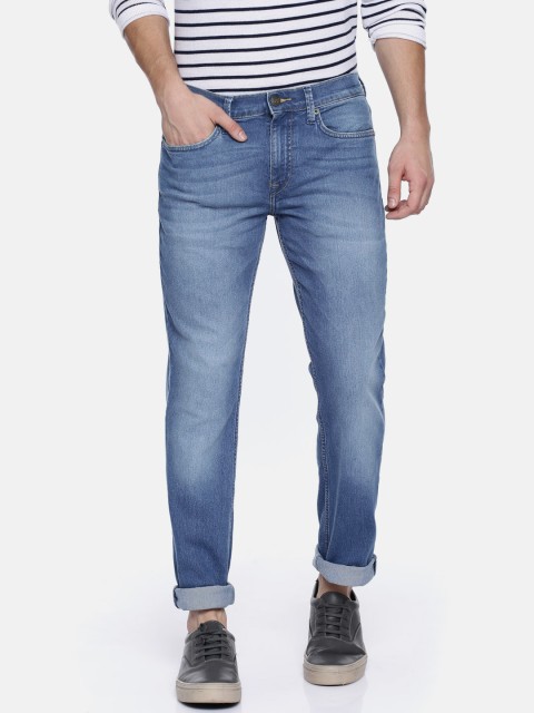 

Lee Men Blue Slim Fit Mid-Rise Clean Look Stretchable Jeans