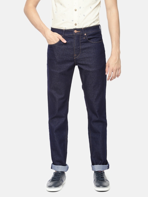 

Lee Men Blue Travis Slim Fit Mid-Rise Clean Look Stretchable Jeans