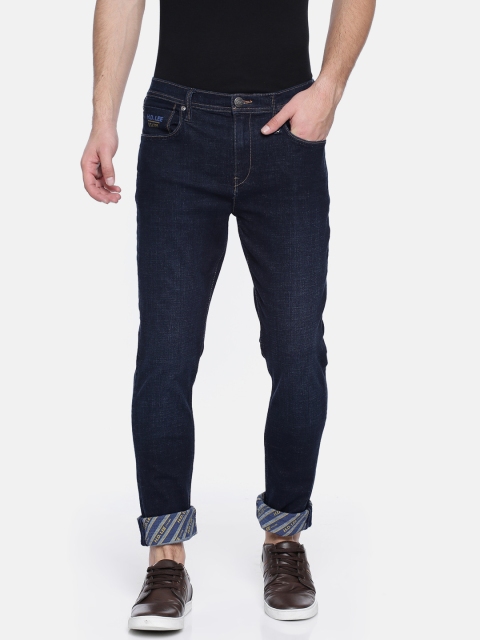 

Lee Men Blue Bruce Skinny Fit Mid-Rise Clean Look Stretchable Jeans
