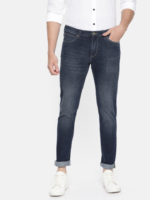 

Lee Men Blue Bruce Skinny Fit Mid-Rise Clean Look Stretchable Jeans