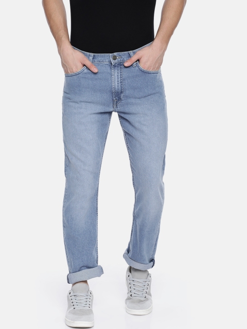 

Lee Men Blue Regular Fit Mid-Rise Clean Look Stretchable Jeans