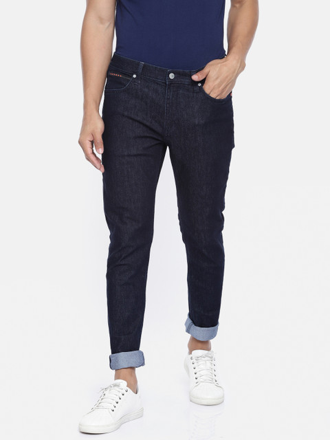 

Lee Men Blue Bruce Dim Skinny Fit Mid-Rise Clean Look Stretchable Jeans