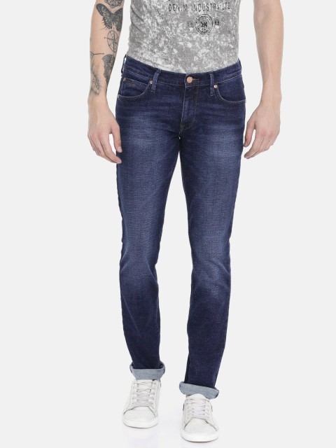 

Lee Men Blue Skinny Fit Low-Rise Clean Look Stretchable Jeans