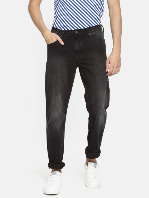 

Lee Men Black Rodeo Fit Mid-Rise Clean Look Stretchable Jeans